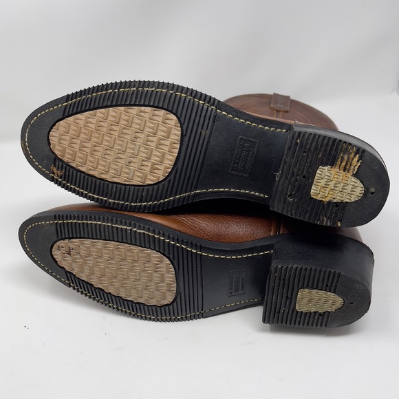 PD Tuff Men's Brown Leather Sierra Cowboy Boot 12D - Picture 4 of 10